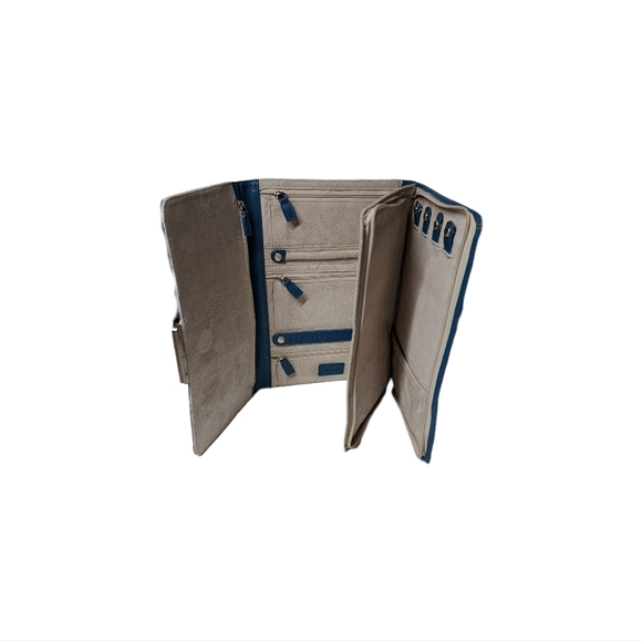 Lagoon Blue Jewelry Travel Clutch by Red Envelope - Picture 4 of 5